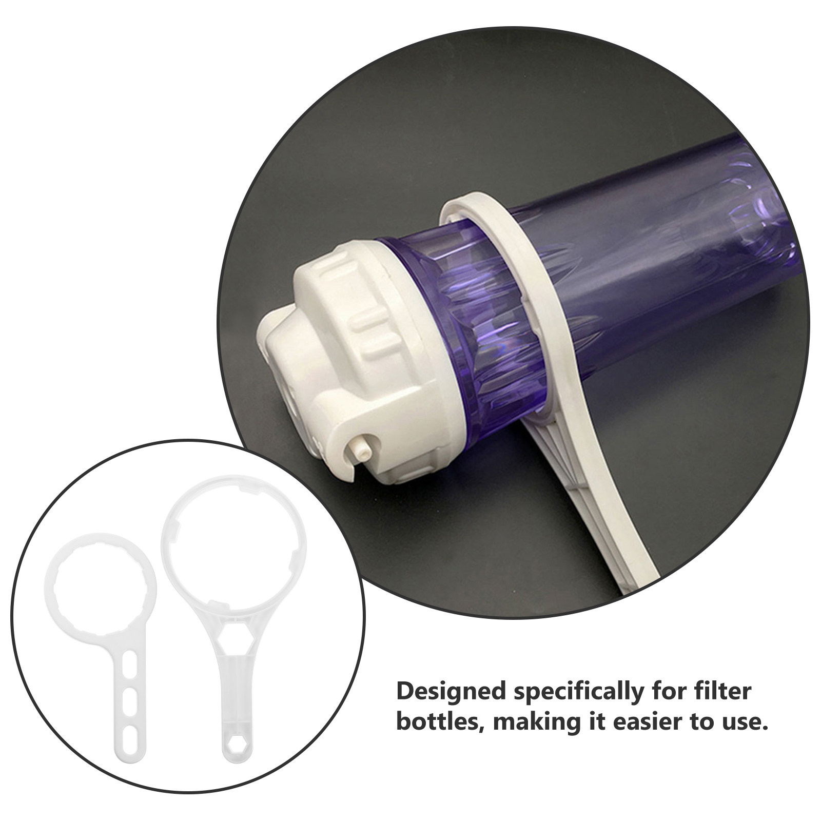 Portable Water Filter - 1 takım membran filtre yuvası anahtarı