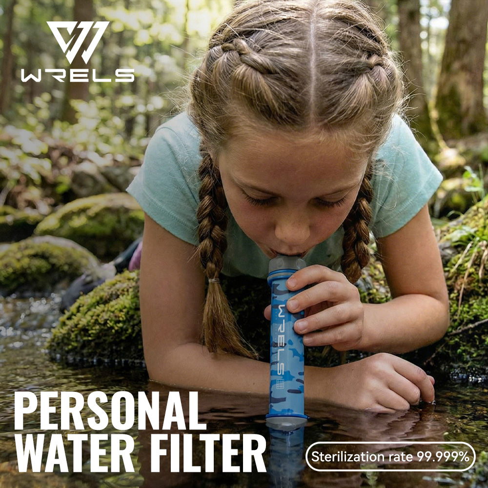 Portable Water Filter - WRELS Açık Hava Yürüyüşü Mini Kamp