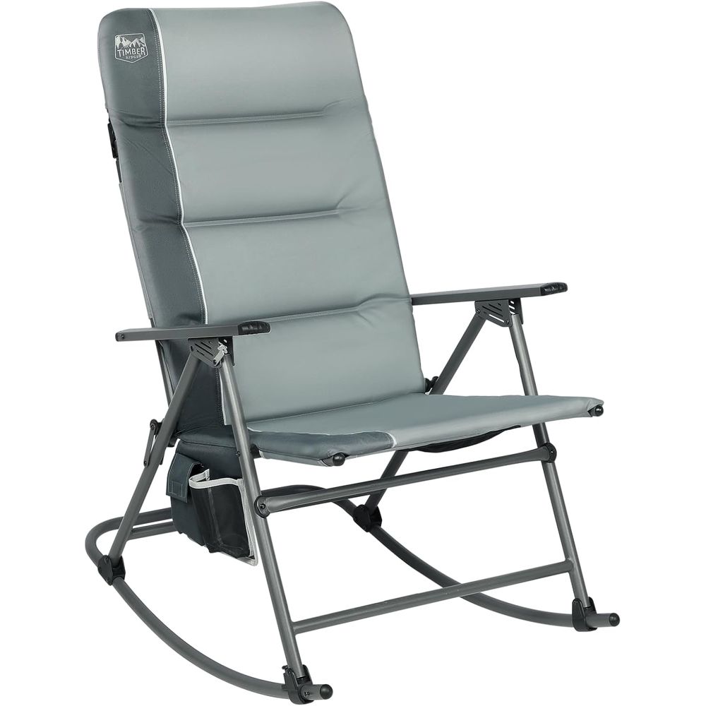 Outdoor Camping Rocker - Büyük Boy Katlanır Sallanan Kamp Sandalyesi,
