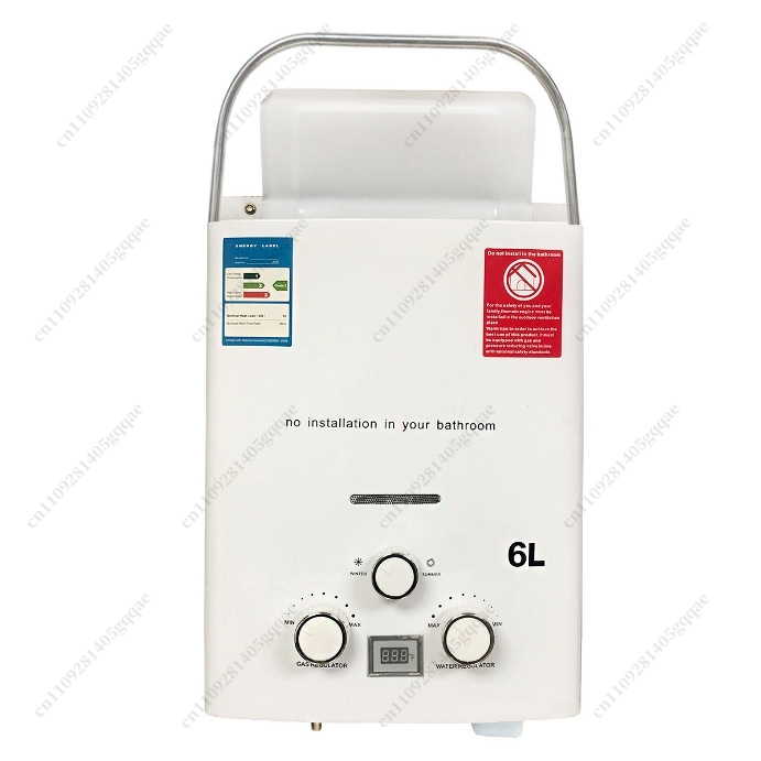 Outdoor Camping Water Heater - Propan Gazlı Anında Isıtıcı 6L Açık