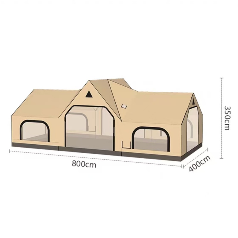 Outdoor Camping Inflatable Tent - 32.0 Metrekare Hızlı Kurulumlu Açık Hava