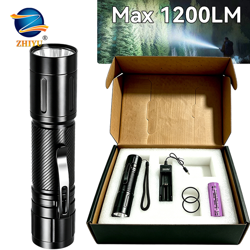Headlamp - 1200LM Sabit Odaklı LED El Feneri