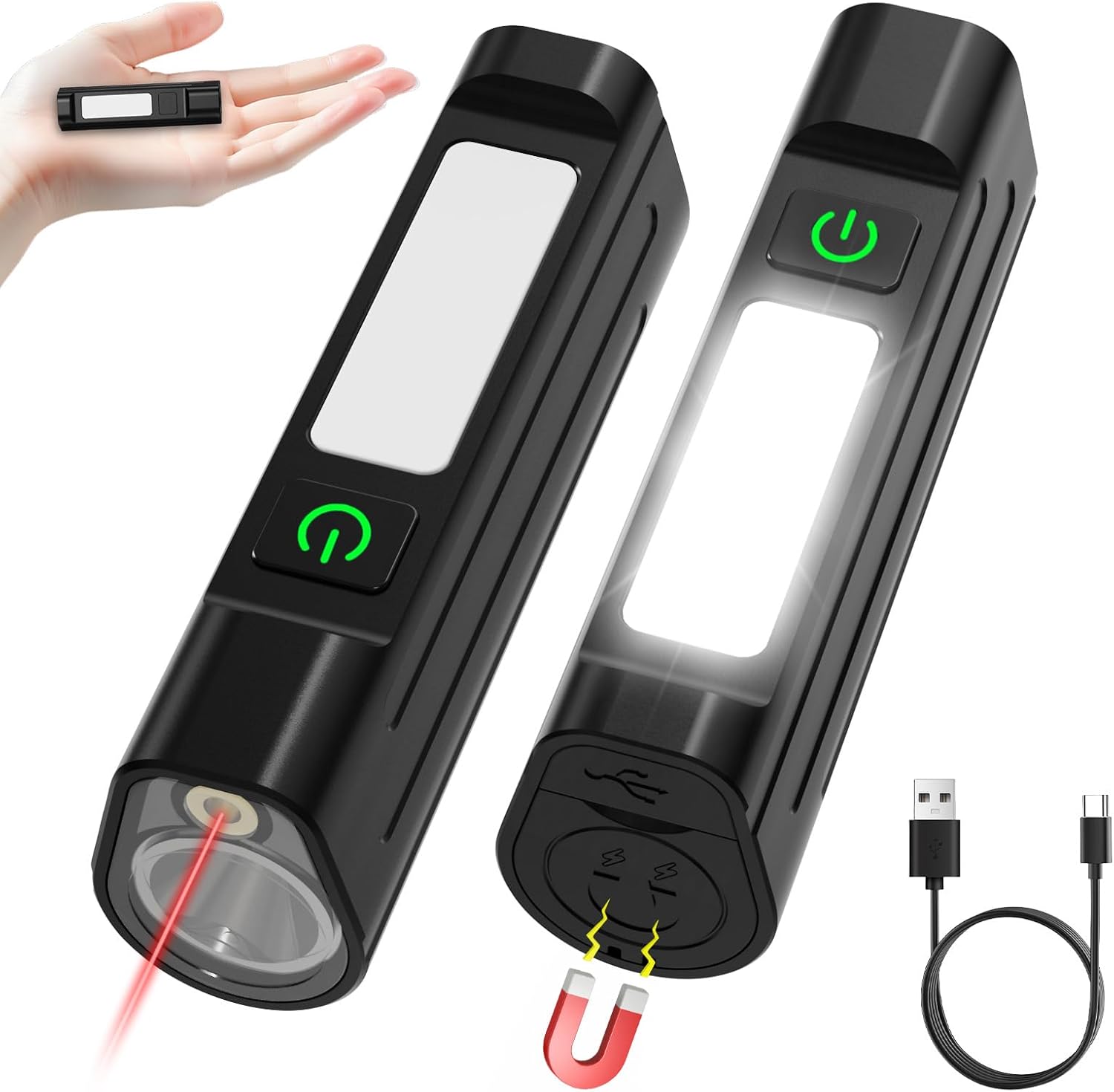 Headlamp - Taşınabilir LED El FeneriSu Geçirmez Ön
