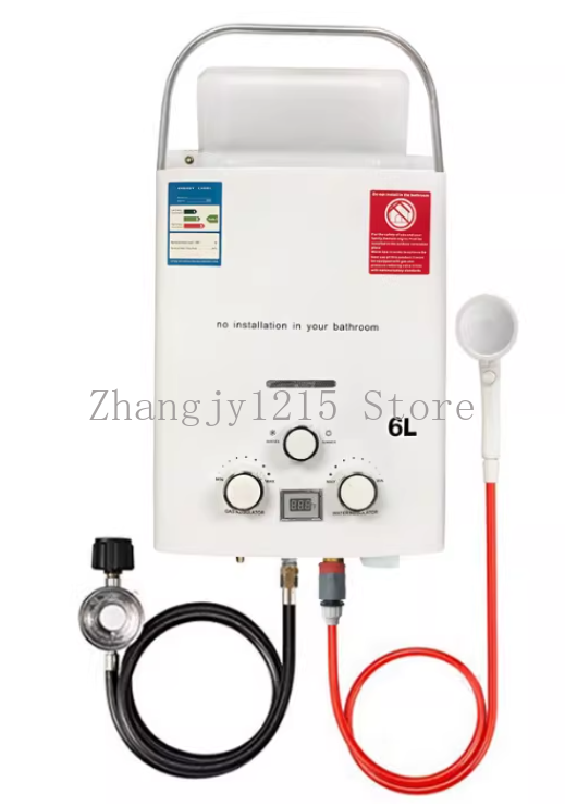 Outdoor Camping Water Heater - Propan LPG Gazlı Anında Isıtıcı 6L