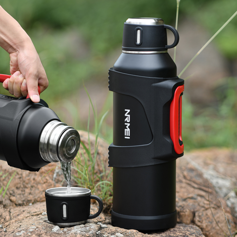 Outdoor Camping Water Jug - Paslanmaz Çelik Yalıtımlı Sürahi Çay Filtresi