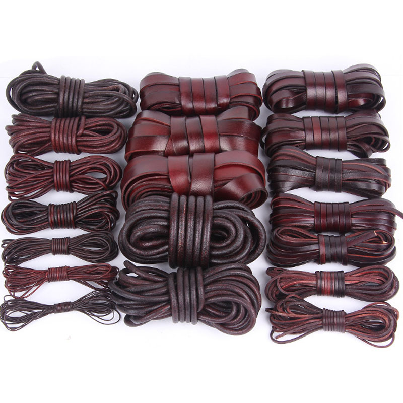 Paracord Bracelet - 2 metre 1-20mm Retro Hakiki Deri