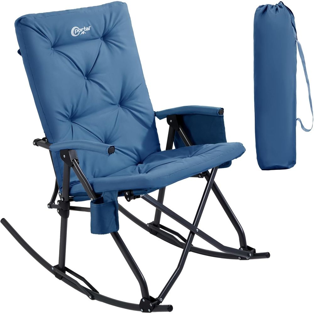 Outdoor Camping Rocker - olding Sallanan Kamp Sandalyesi Dış Mekan