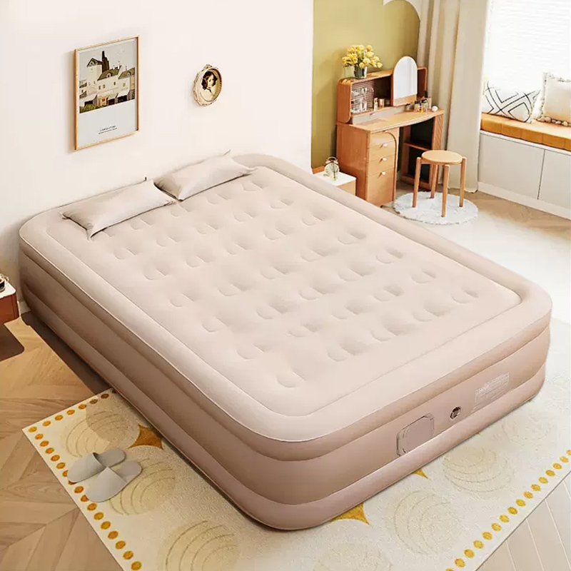 Outdoor Camping Mattress - Dahili Pompalı Kraliçe Hava Yatağı Yükseltilmiş