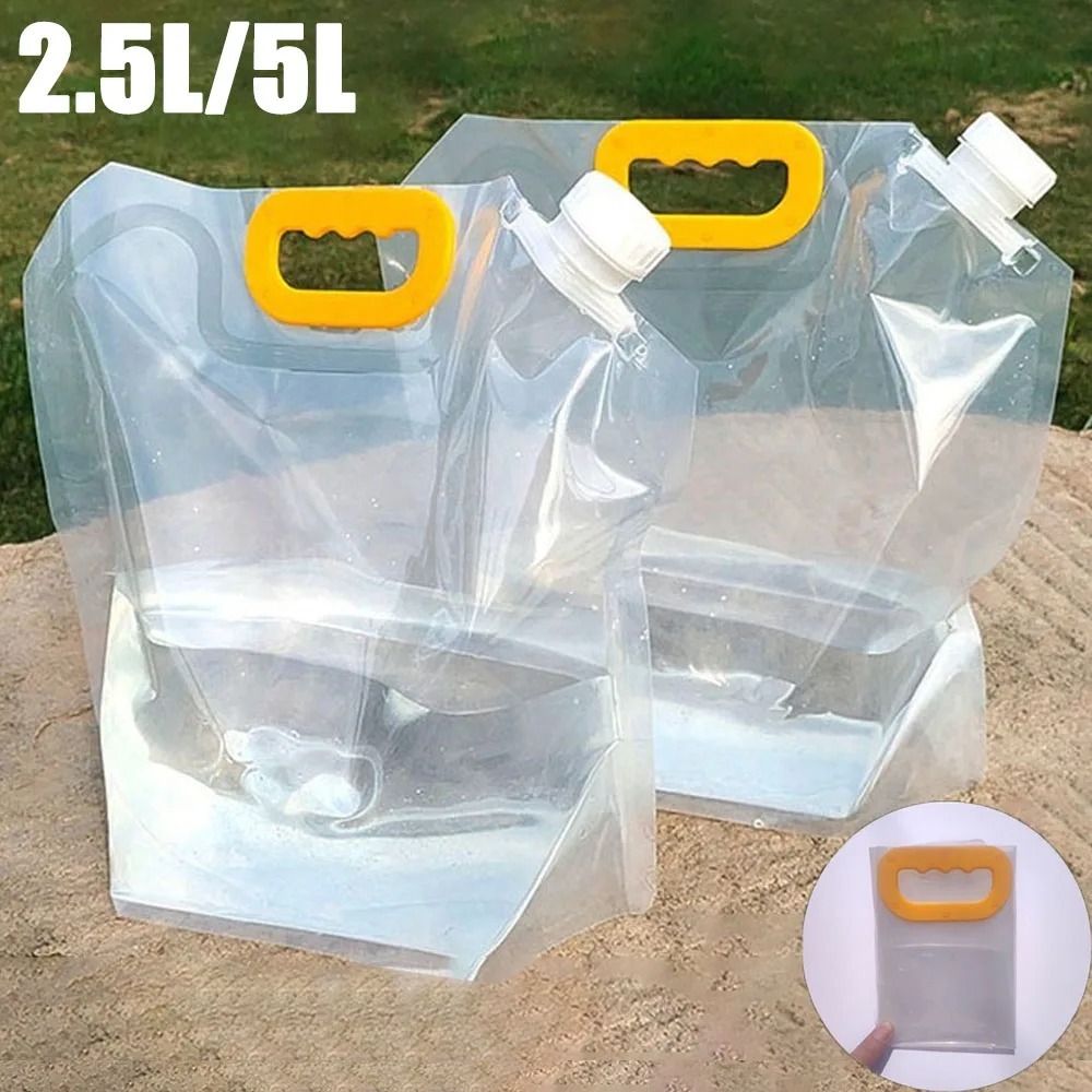 Outdoor Camping Water Jug - 5L Taşınabilir Su Torbası Katlanır Kova