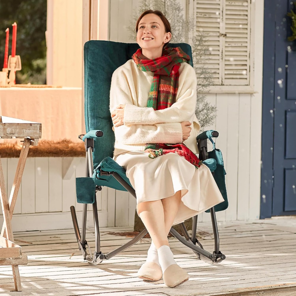 Outdoor Camping Rocker - Büyük Boy Ağır Hizmet Tipi Katlanır