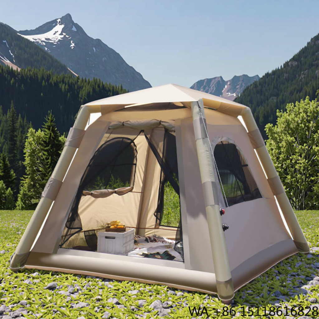 Outdoor Camping Inflatable Tent - Lüks Oxford Pratik Şişme Kamp Çadırı