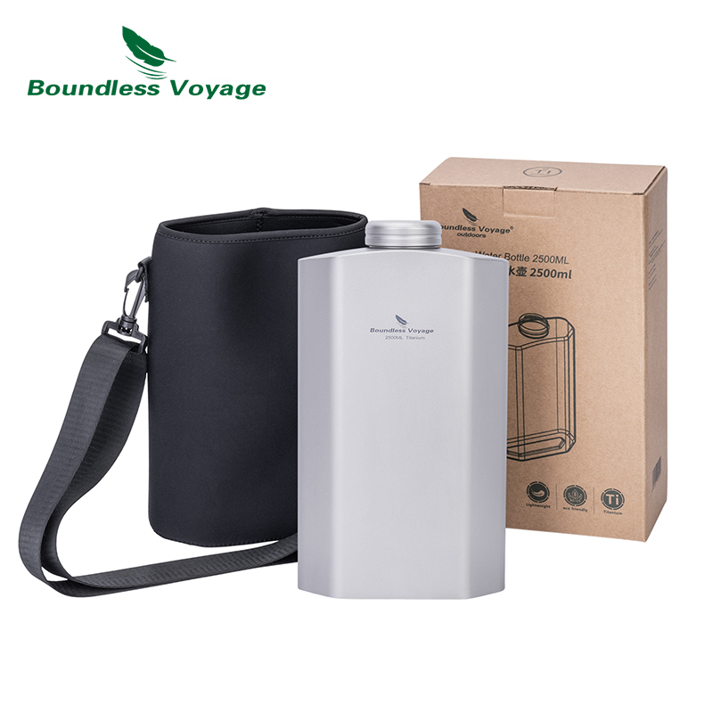 Outdoor Camping Water Jug - Sınırsız Yolculuk Titanyum 2.5L Su Şişesi