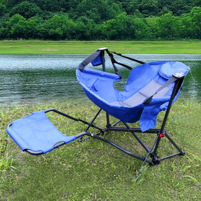 Outdoor Camping Rocker - Taşınabilir Katlanır Kamp Sandalyeleri, Açık Hava