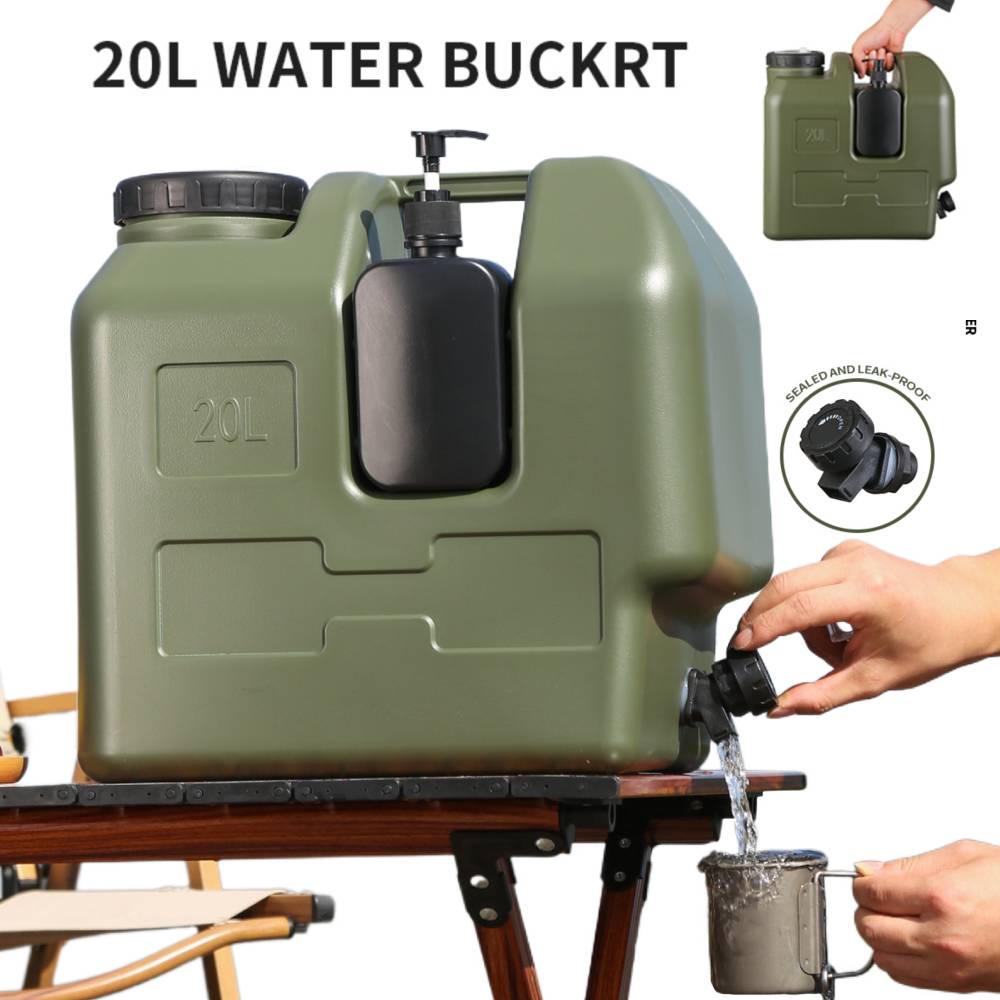 Outdoor Camping Water Jug - 15/20L Taşınabilir Kamp Su Bidonu Musluklu