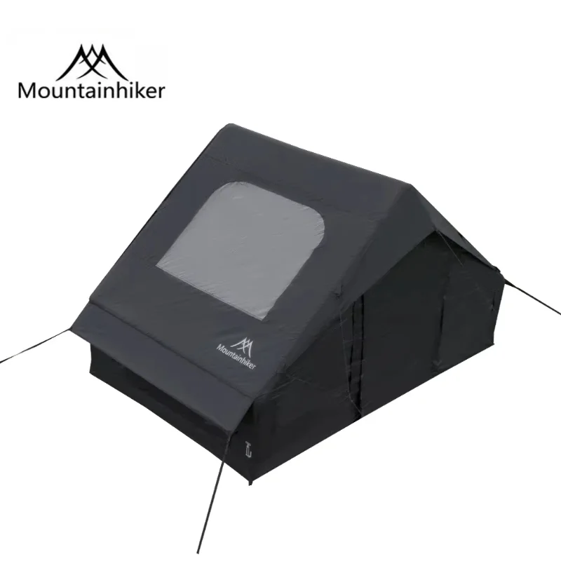 Outdoor Camping Inflatable Tent - MOUNTAINHIKER Siyah/Haki Oxford Kumaş Çatılı Şişme