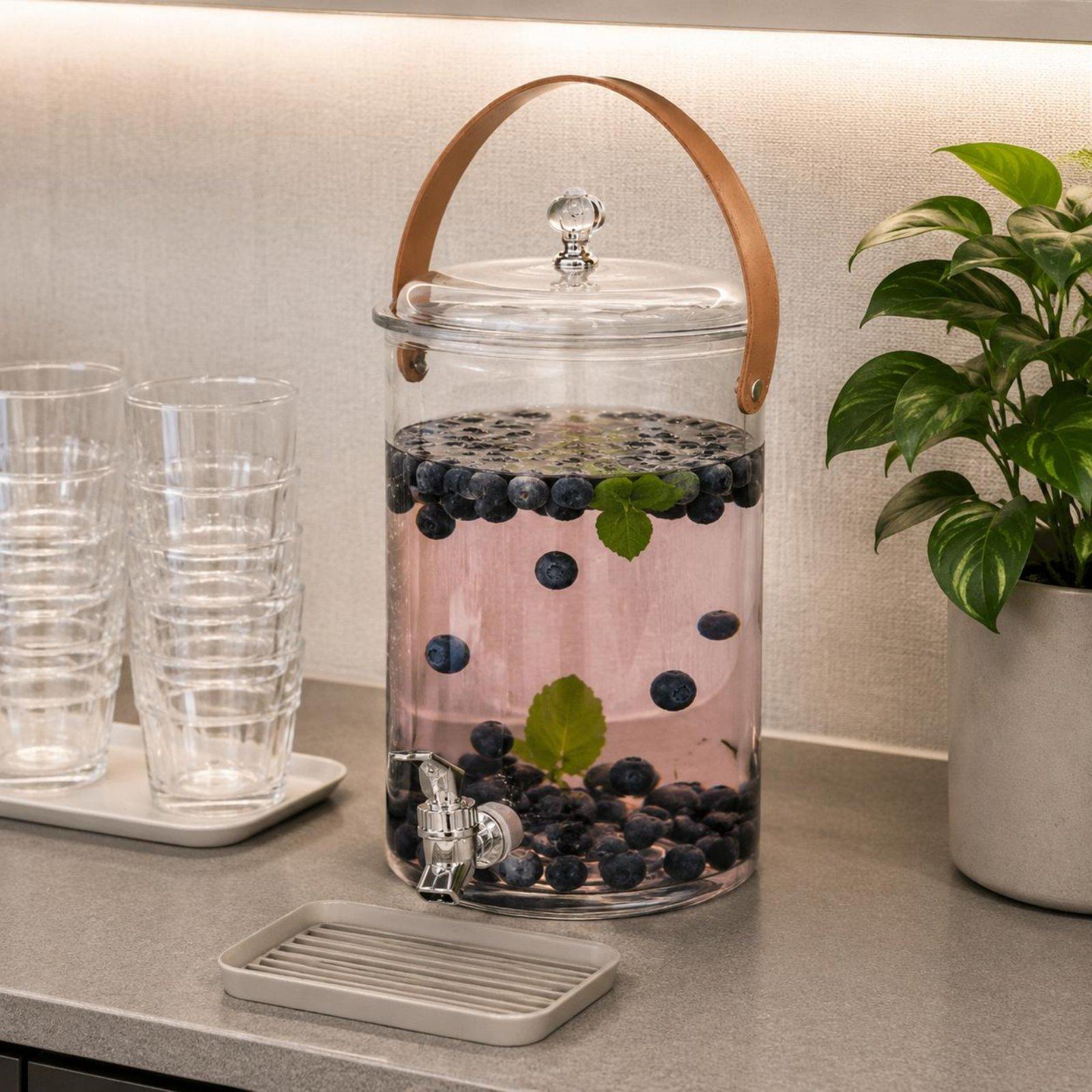 Outdoor Camping Water Jug - Güvenli Kapaklı İçecek Dağıtma Kabı, Aile