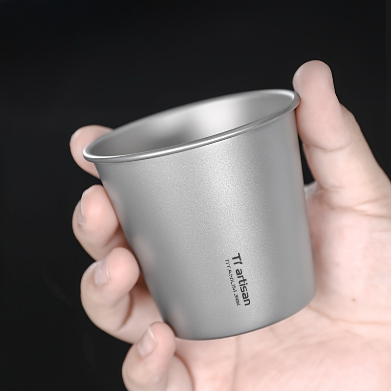 Camping Quiet - 200ml titanyum tek katmanlı açık hava