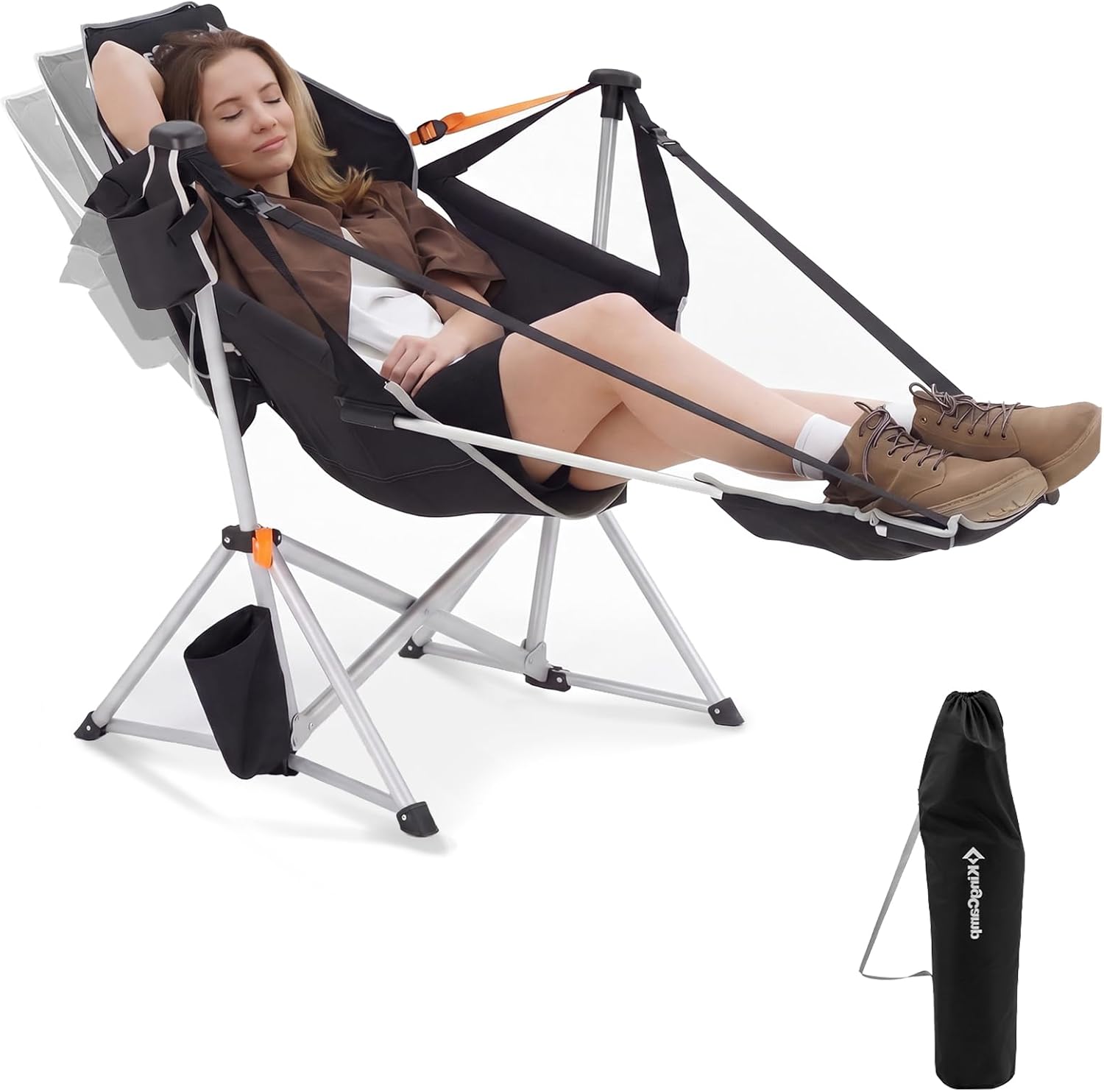 Outdoor Camping Rocker - Taşınabilir Büyük Boy Hamak Sandalyesi Ayak