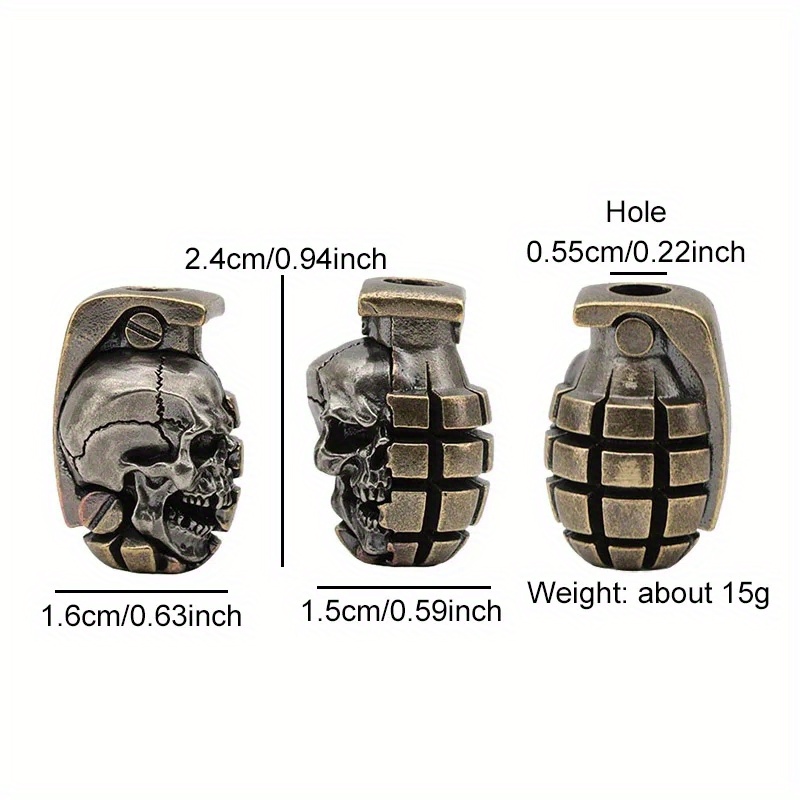 Çift renk kafatası bombası pir - Paracord Bracelet incelemesi ve fiyatı