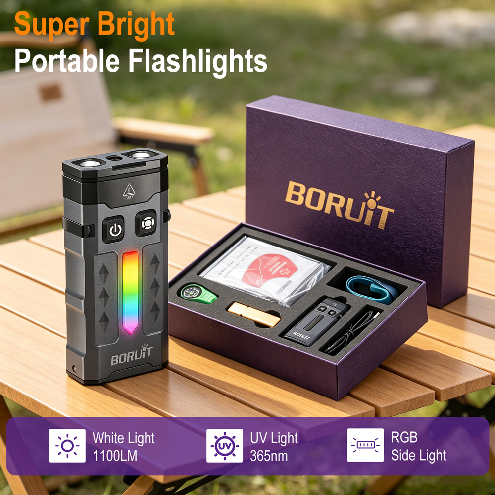BORUiT EV20 EDC El Feneri 1100 - Outdoor Camping Glamping Share incelemesi ve fiyatı