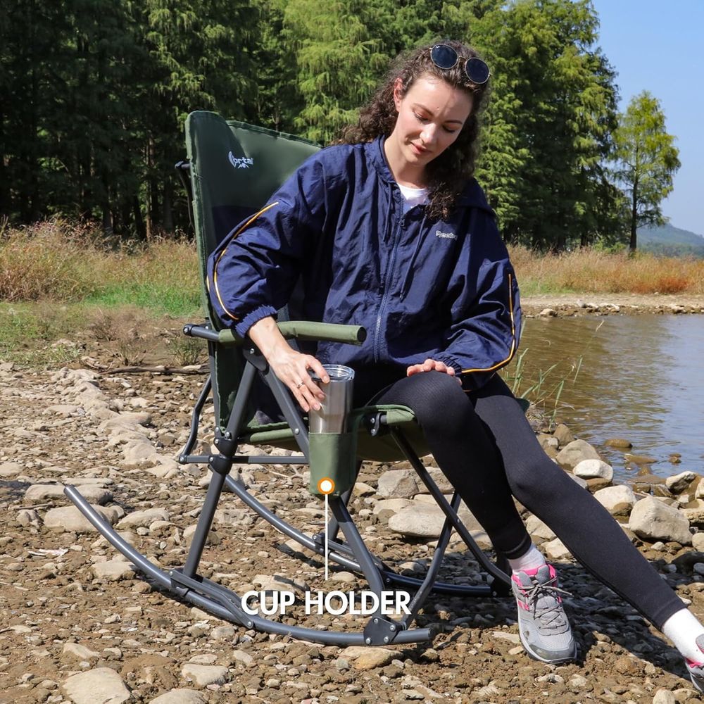 Büyük Boy Katlanır Sallanan Ka - Outdoor Camping Rocker incelemesi ve fiyatı