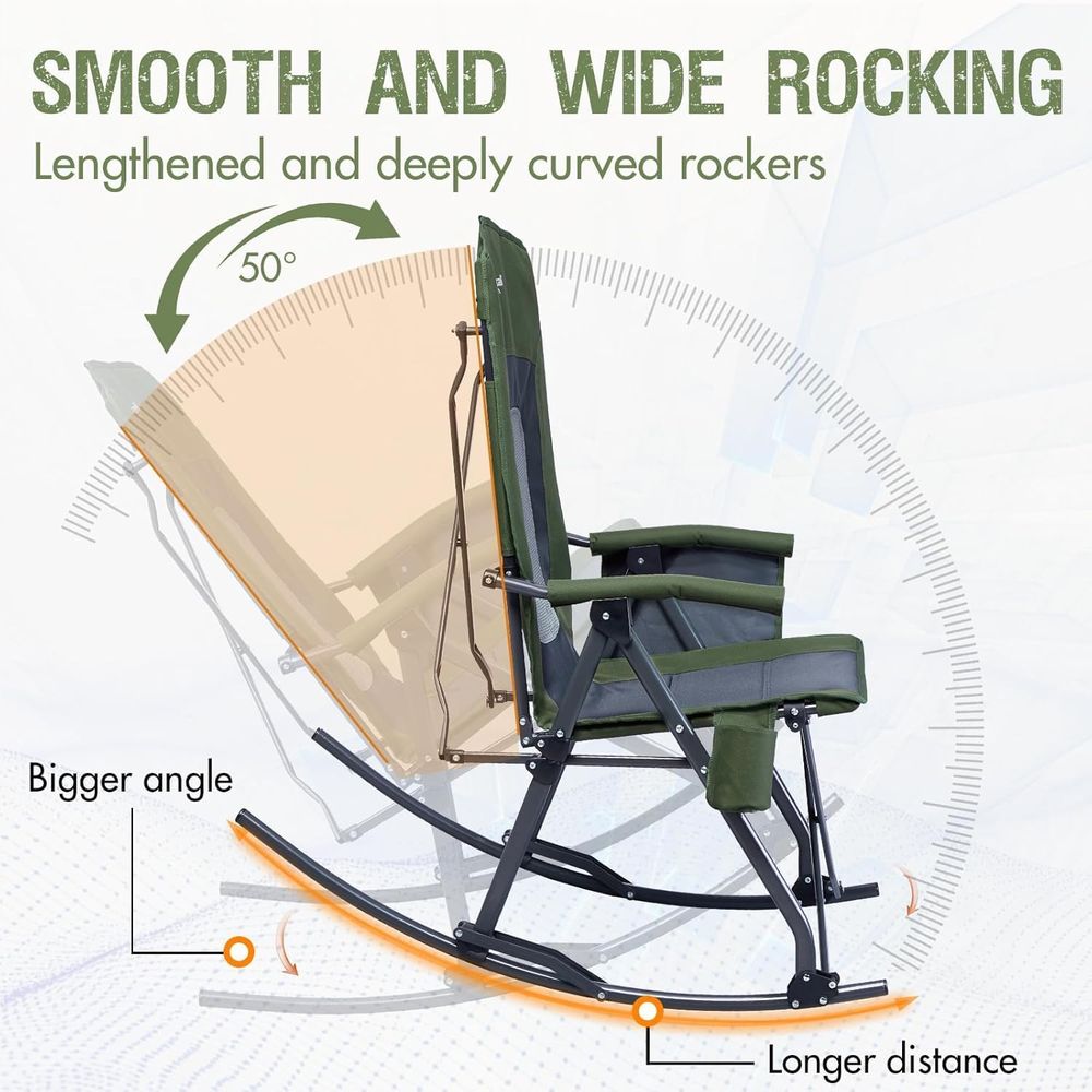 Büyük Boy Katlanır Sallanan Ka - Outdoor Camping Rocker incelemesi ve fiyatı
