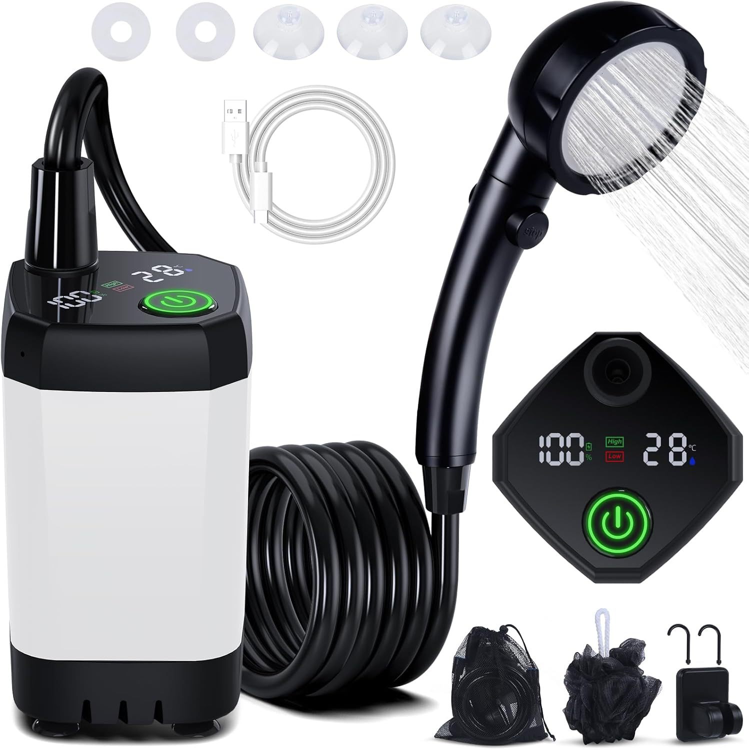 Taşınabilir Kendinden Emişli E - Portable Camping Shower incelemesi ve fiyatı