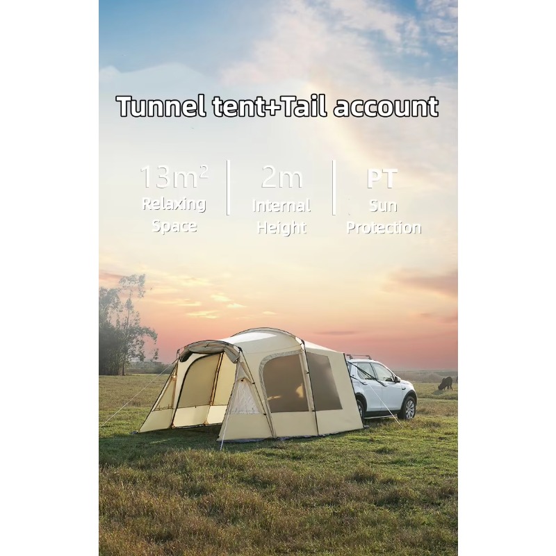 Çadır Fabrikası Özel Tasarım A - Outdoor Camping Car Tail Tent incelemesi ve fiyatı