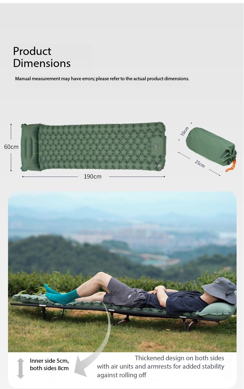 Su geçirmez şişme kamp hava ya - Outdoor Camping Mattress incelemesi ve fiyatı