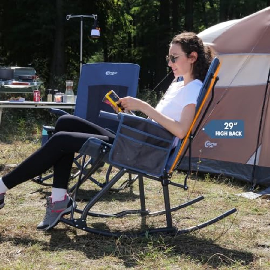 zz-Boyutlu Katlanır Sallanan K - Outdoor Camping Rocker incelemesi ve fiyatı