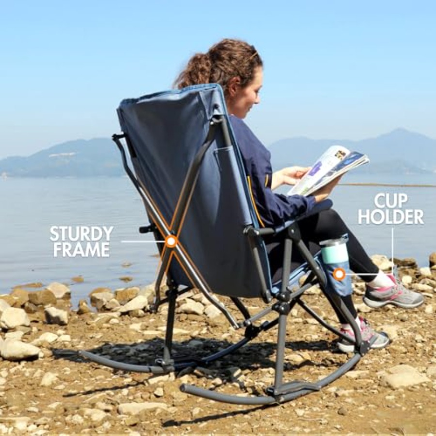 zz-Boyutlu Katlanır Sallanan K - Outdoor Camping Rocker incelemesi ve fiyatı