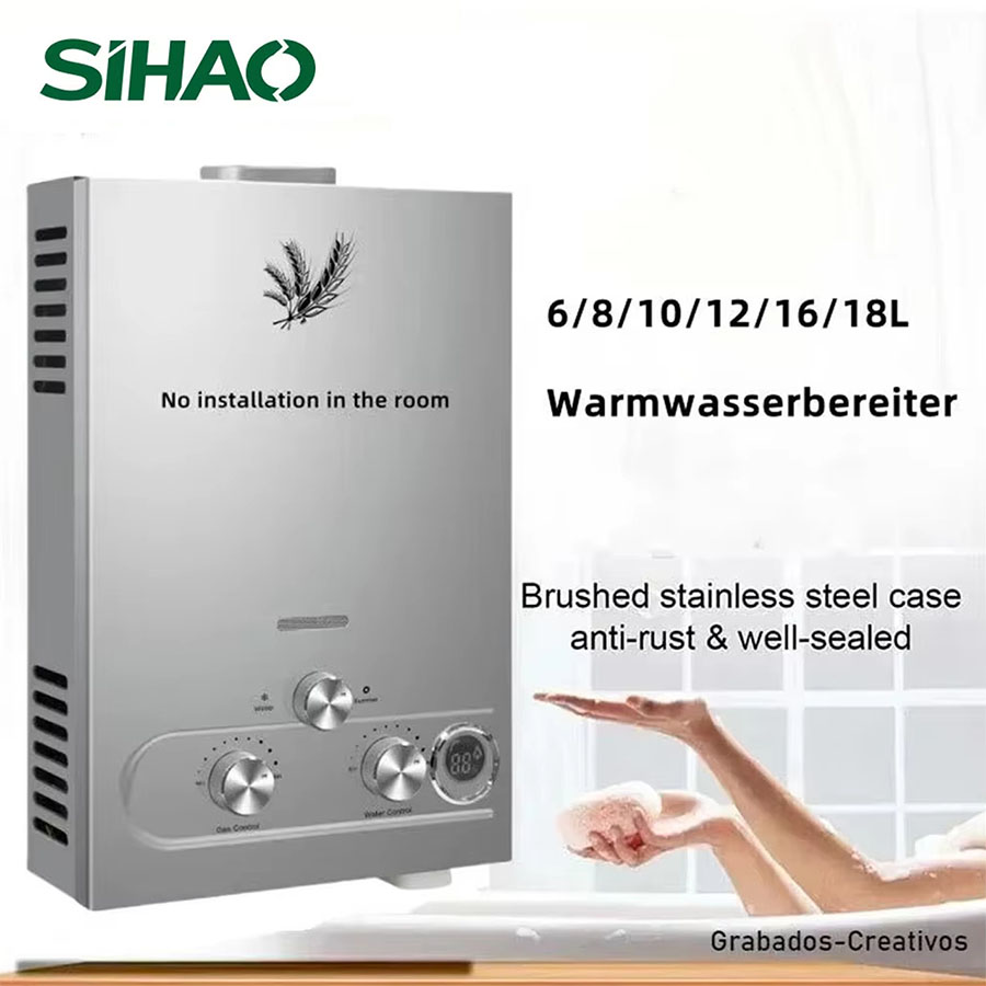 SIHAO 12L 16L 18L GPM LPG Gazl - Outdoor Camping Water Heater incelemesi ve fiyatı
