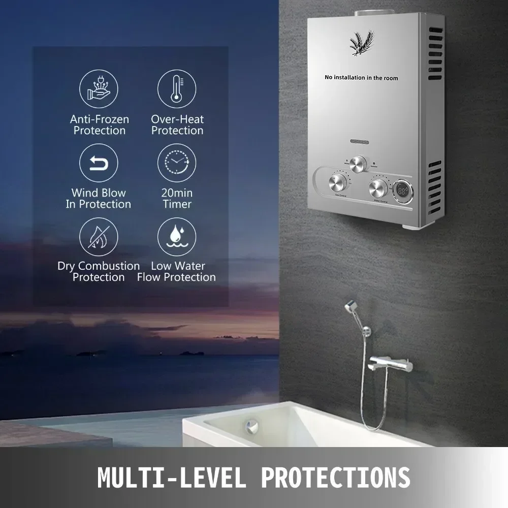 SIHAO 12L 16L 18L GPM LPG Gazl - Outdoor Camping Water Heater incelemesi ve fiyatı