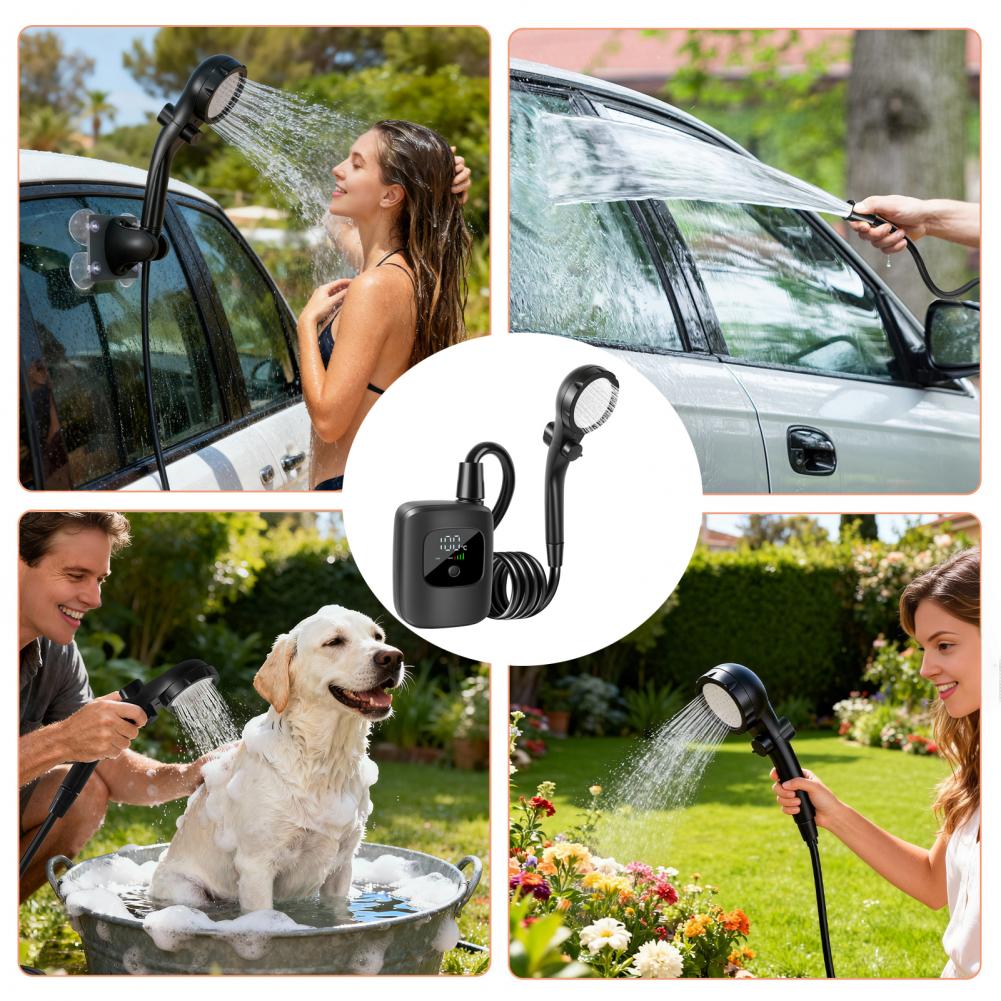 LED Ekranlı Taşınabilir Kamp D - Portable Camping Shower incelemesi ve fiyatı