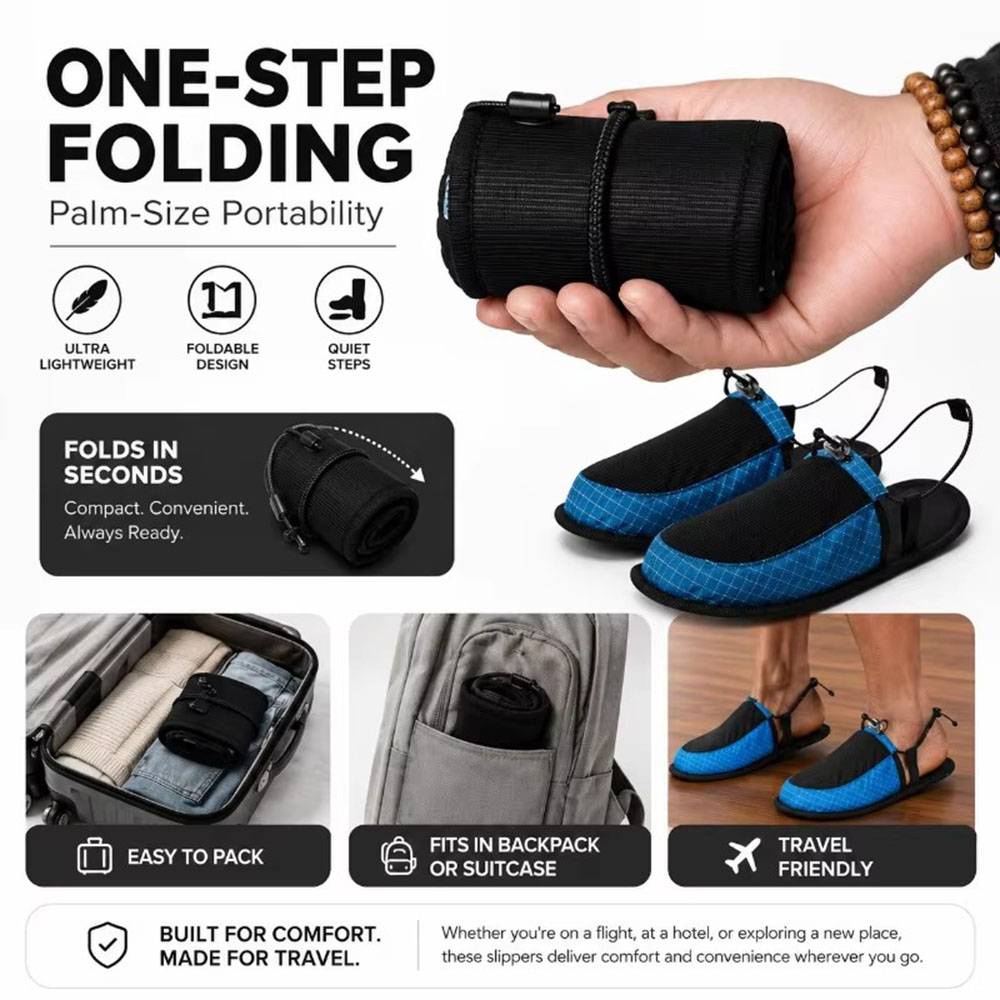 Katlanabilir Hızlı Kuruyan Su  - Outdoor Camping Slippers incelemesi ve fiyatı