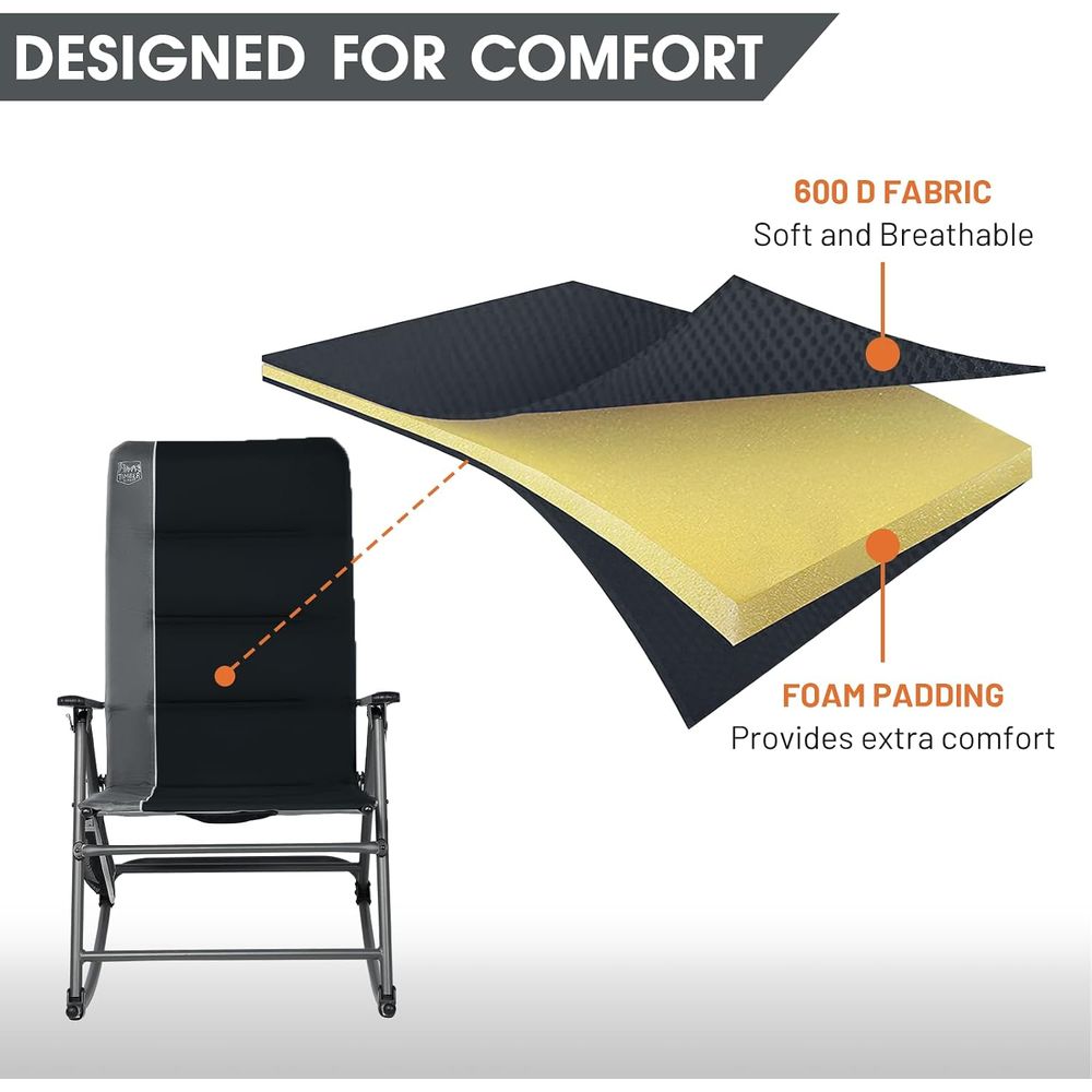 Büyük Boy Katlanır Sallanan Ka - Outdoor Camping Rocker incelemesi ve fiyatı