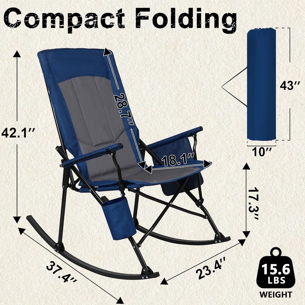 2'li Paket Sert Kolçaklı Yükse - Outdoor Camping Rocker incelemesi ve fiyatı