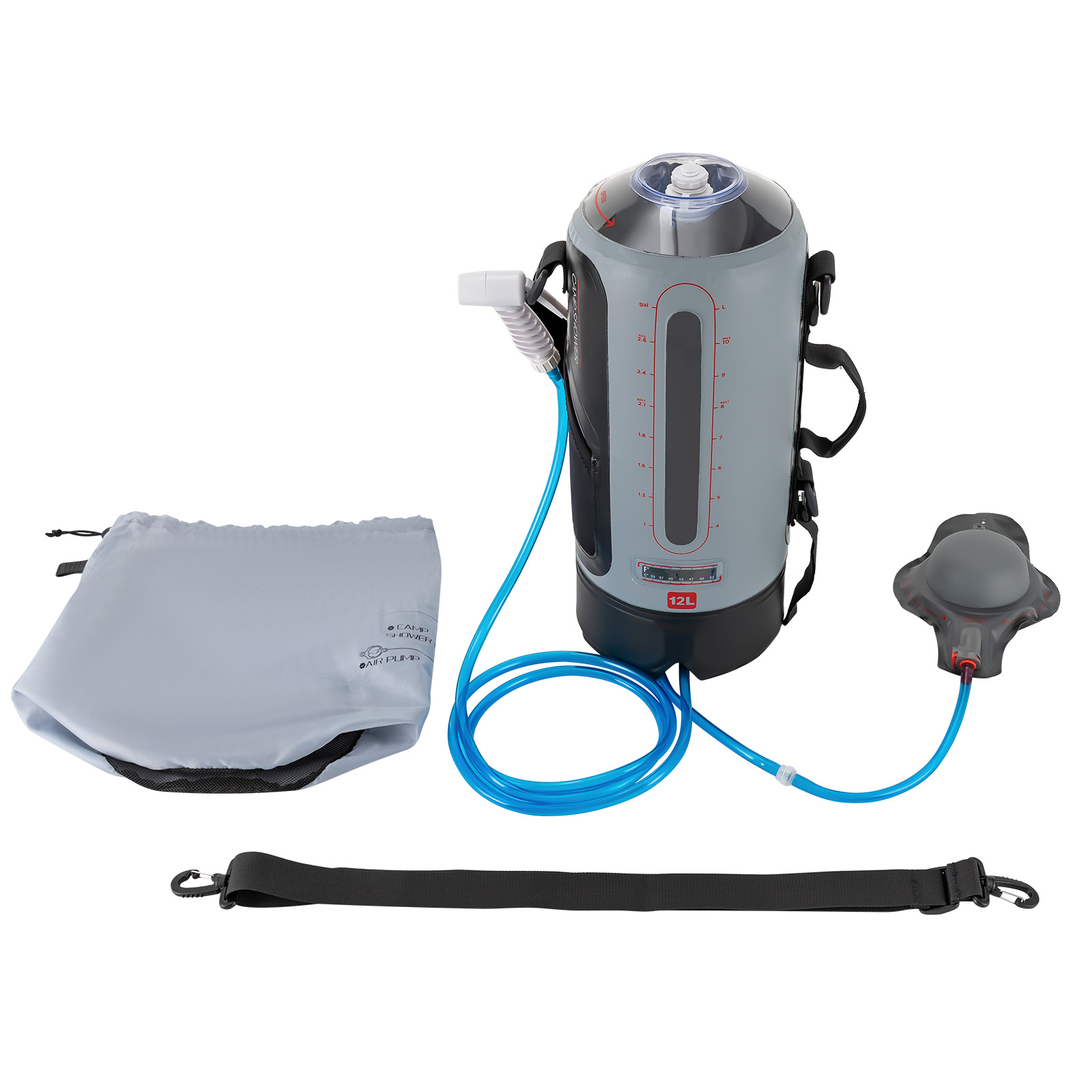 12L Kamp Duşu Güneş Enerjili D - Portable Camping Shower incelemesi ve fiyatı
