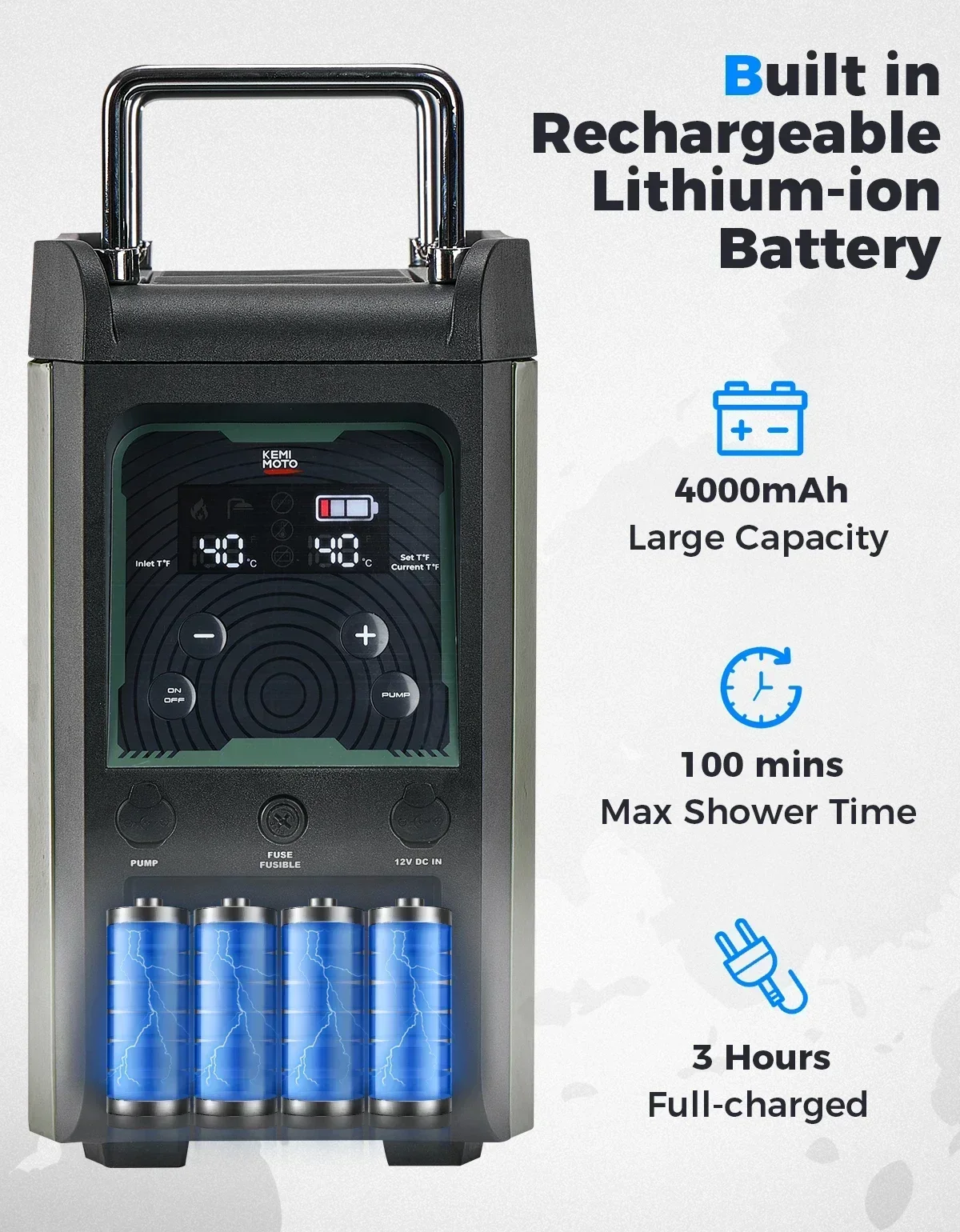 KEMIMOTO Su Isıtıcı Taşınabili - Outdoor Camping Water Heater incelemesi ve fiyatı