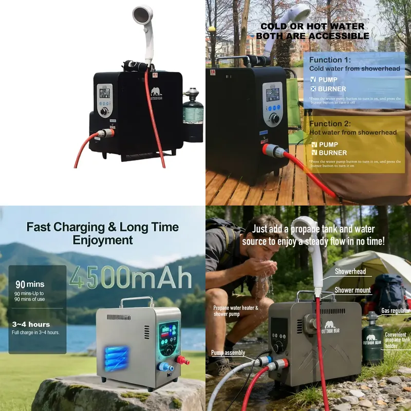 Açık Hava Kamp Isıtıcı Portati - Outdoor Camping Water Heater incelemesi ve fiyatı