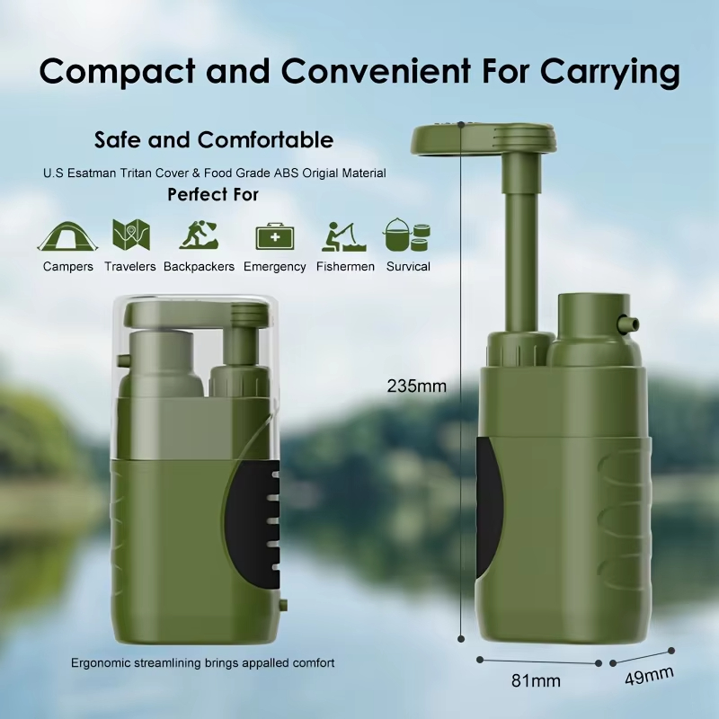 Açık Hava Su Filtresi Doğrudan - Portable Water Filter incelemesi ve fiyatı