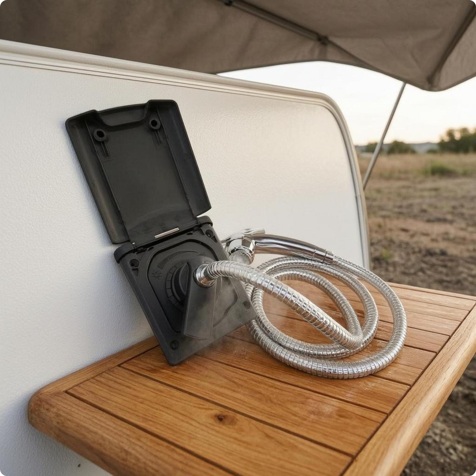Duvara Monte Edilen Duş Başlığ - Portable Camping Shower incelemesi ve fiyatı