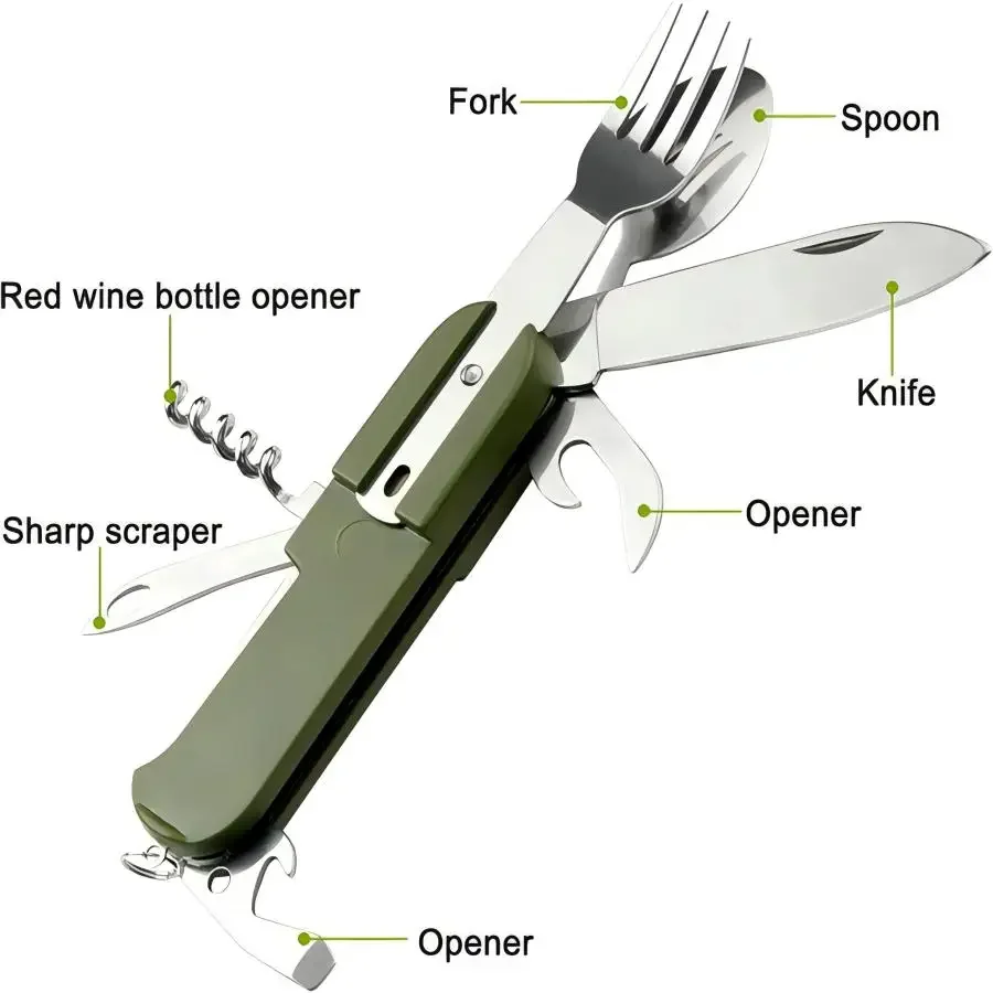 Kamp Malzemeleri 5'i 1 Arada P - Outdoor Camping Utensils incelemesi ve fiyatı