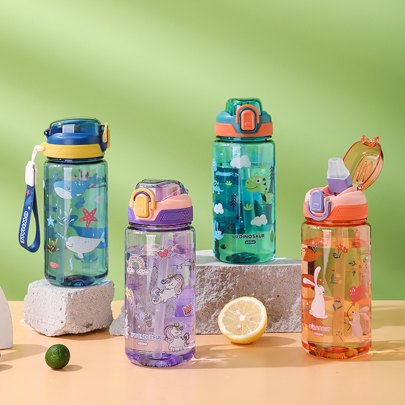 600 ml Karikatür Hayvan Su Şiş - Outdoor Camping Water Jug incelemesi ve fiyatı