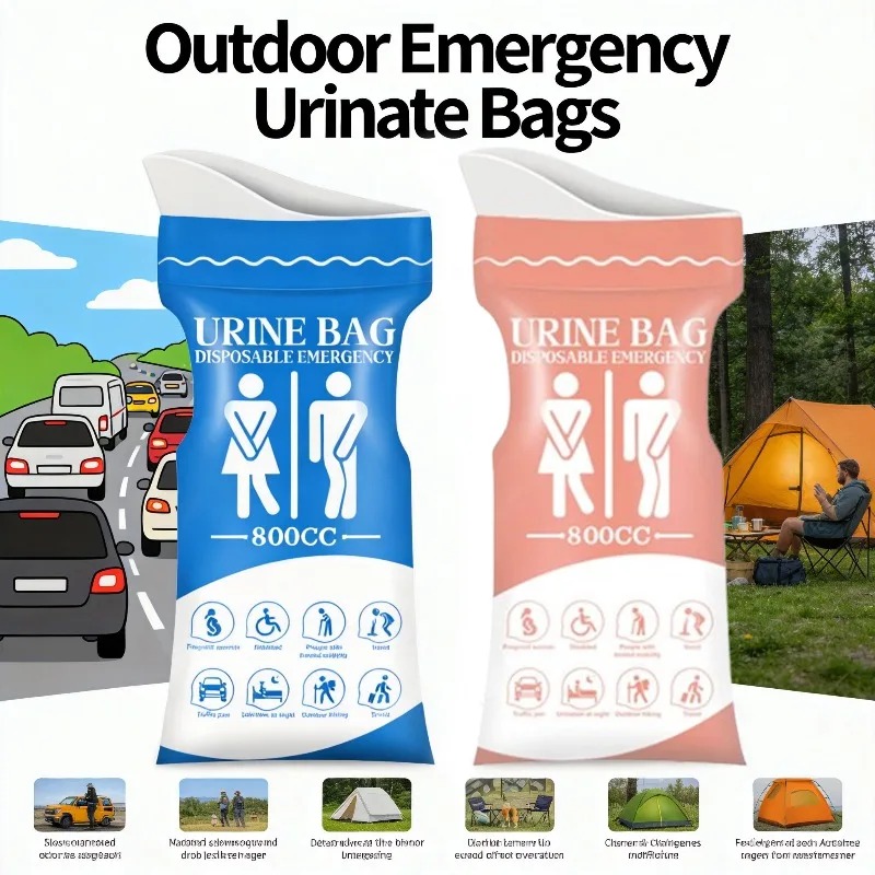 800ML tek kullanımlık açık hav - Outdoor Camping Urinal incelemesi ve fiyatı