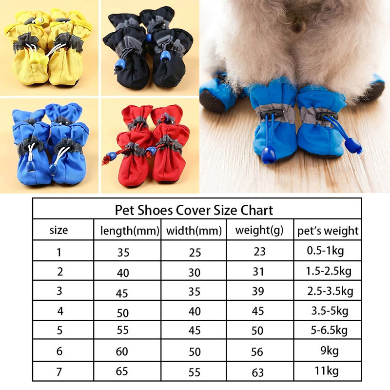 4 adet küçük köpek ayakkabılar - Outdoor Camping Slippers incelemesi ve fiyatı