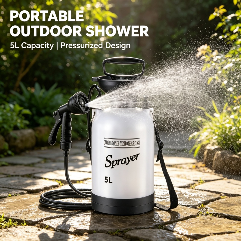 5L Taşınabilir Kamp Duşu Manue - Portable Camping Shower incelemesi ve fiyatı